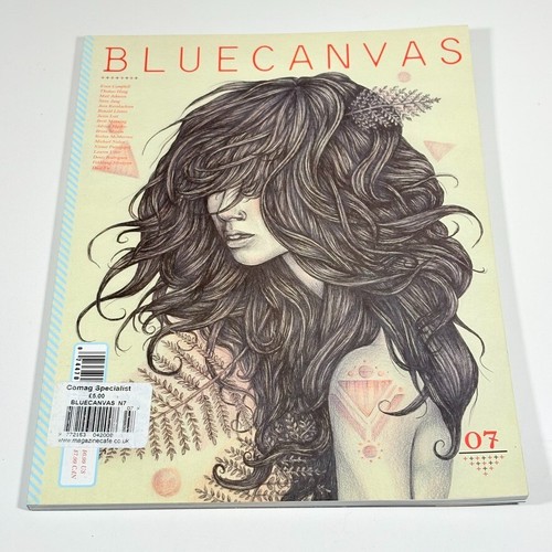 Blue canvas magazine issue - blue,