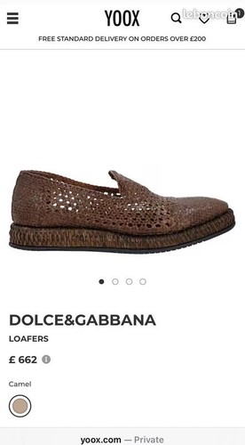 Dolce gabbana brown woven - &,