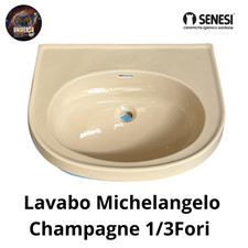 LAVABO MICHELANGELO CHAMPAGNE  - SMICHELANFELOLAVCHMF+3F (CERAMICHE SENESI  )