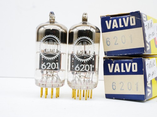 Coppia 6201 valvo mullard - coppia,