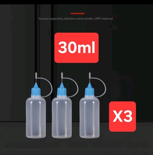 Boccette plastica 30ml colla - boccette,
