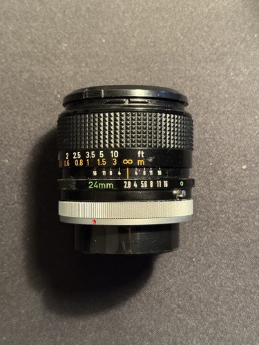 Rara canon 24mm 8 - fd, f/2.8