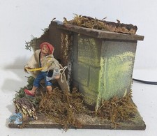 I117506 Presepe Diorama elettrico - Pescatore