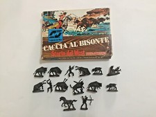 ATLANTIC 1001 CACCIA AL BISONTE COMPLETA SCATOLA 1 EDIZIONE ORIGINALE SCALA H0