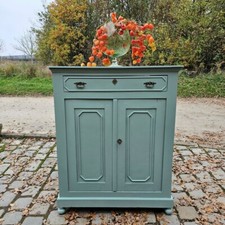 Vertiko comò armadio credenza vecchio antico originale, riverniciato credenza verde