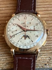 Vetta Crono Con  Calendario Completo/fase di Luna,  Oro 18k