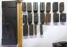 Caratteri tipografici in legno