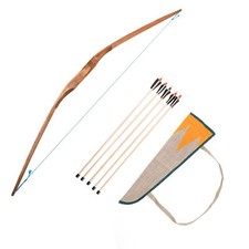 Arco freccia set principianti 95 cm arco, faretra tessile, 5 frecce 500 mm arco sportivo