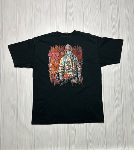 Shirt vintage 2004 pompiere - vintage,