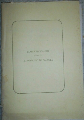 Blasi mascalchi contro il - -blasi,