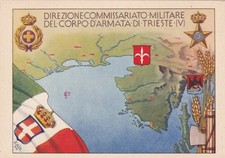 CARTOLINA MILITARE ,DIREZIONE