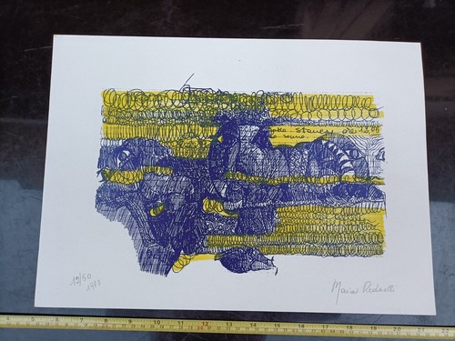 Stampa litografia maria - stampa,