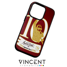 Cover Iphone, TOTTI 10 FORZA ROMA , APPLE, Idea Regalo, 4K