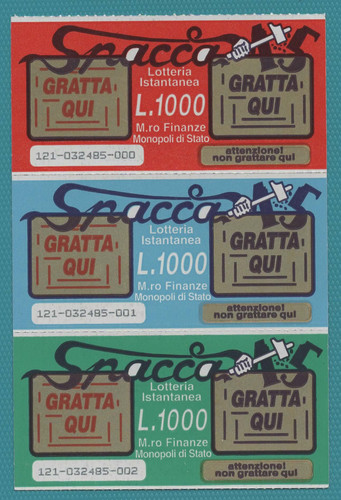 Gratta vinci lotto 121 - lotto,