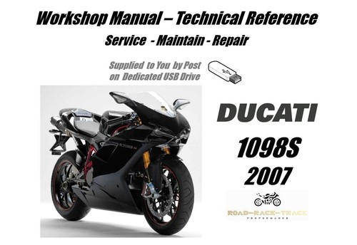 Ducati 1098s 1098 - s, manuale