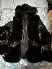 giacca  pelliccia/pelle con