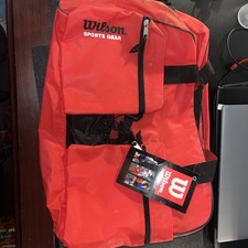 Borsa sportiva Wilson's vintage con etichette