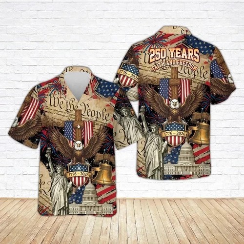 Camicia hawaiana luglio usa - hawaiana, 4
