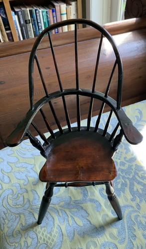 Sedia bambola vintage legno
