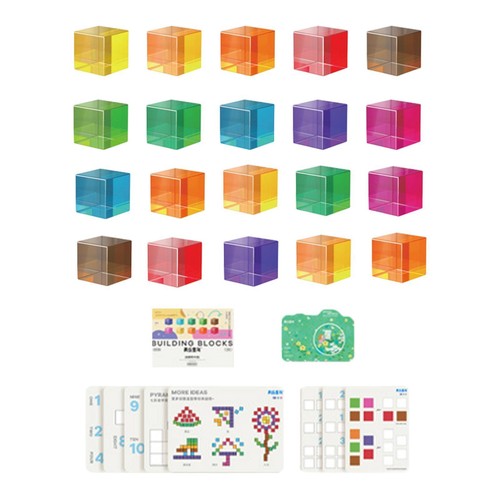 Set blocchi acrilici - di, 20