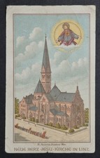 Chiesa del Sacro Cuore a Linz - Antico santuario immagine devozionale immagine sacra D052