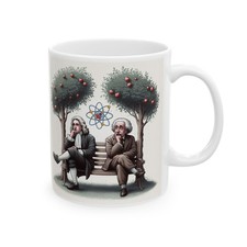 Tazza divertente Albert Einstein Isaac Newton tazza tè caffè tazza arte unica regalo