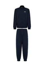 EMPORIO ARMANI EA7 7M000235 AF13512 MAN JERSEY TRACKSUIT TUTA COMPLETA UOMO BLUE
