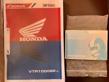 Manuale Utente Manuale officina Honda vtr 1000 Sp1 Owner’s manual - shop Manual
