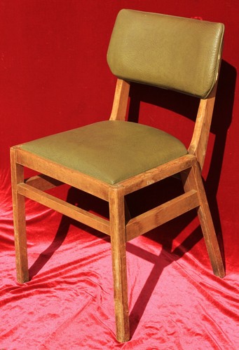 Sedia impilabile vintage metà