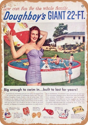 Insegna metallo 1955 - in,
