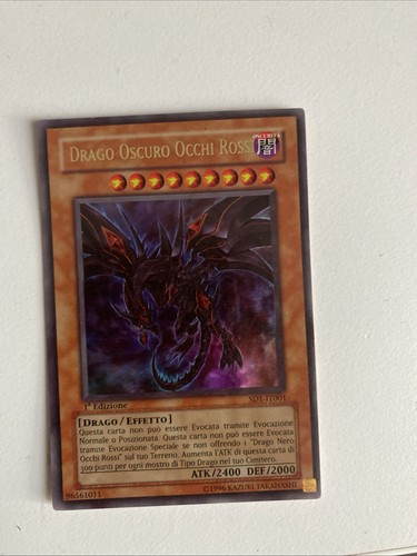 Drago oscuro occhi - rossi,