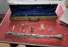 Clarinetto in metallo Noblet Paris Boehm System anni '20 prodotto Leblanc RARO!
