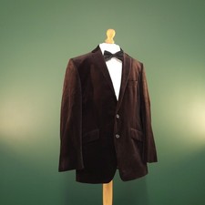 Blazer uomo velluto marrone