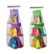 Porta borse armadio 85 x 35 x 32 cm organizzatore armadio appendi L.25239