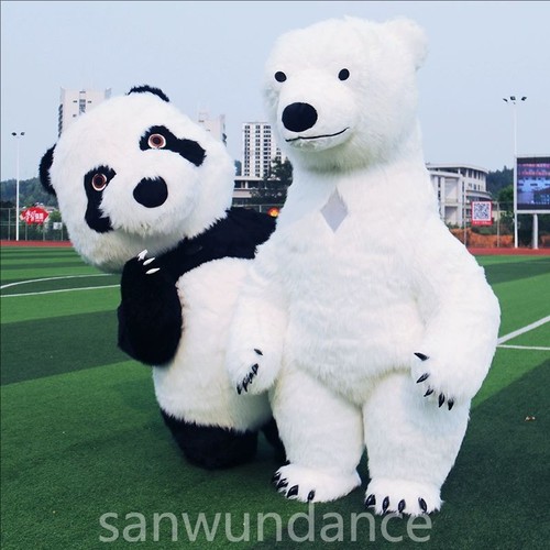 Costume gonfiabile panda