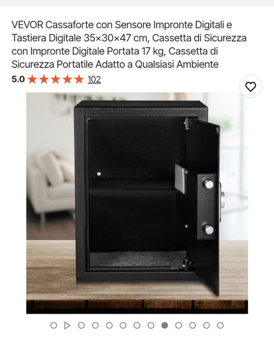 Vevor cassaforte con - 2.1c,