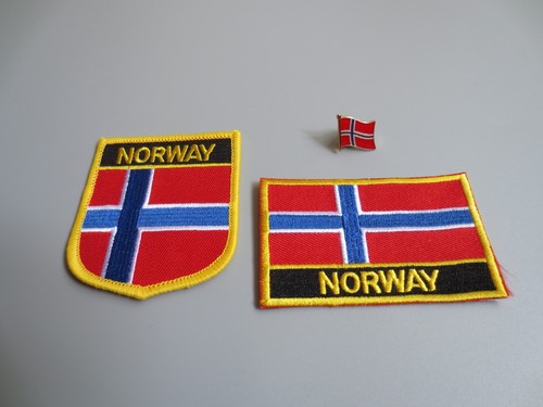 Set embroidery flag patch - ,