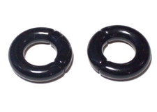 2 Anelli Acrilico Nero 0g