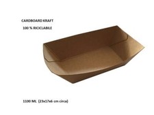 VASSOI CESTINI IN CARTONCINO PER ALIMENTI , BARCHETTE 100% BIO per CIBI e FRUTTA