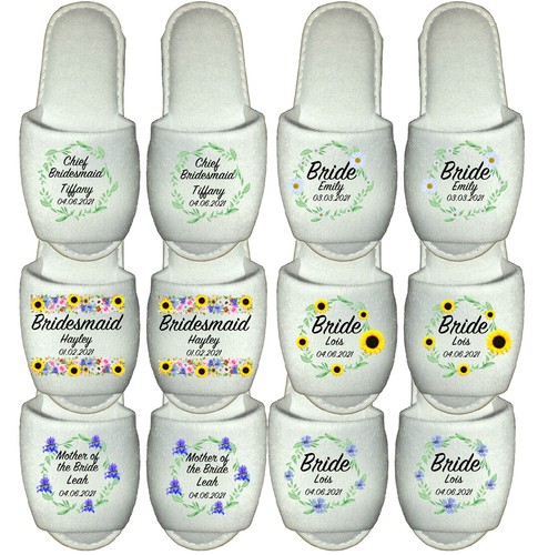 Pantofole spa sposa