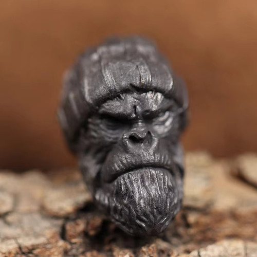 Woolen gorilla head - woolen,