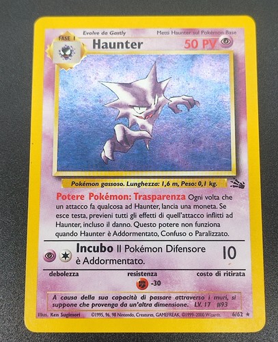 Carta pokemon haunter 62 - carta, 6/62