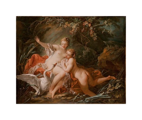 François boucher leda - leda, il