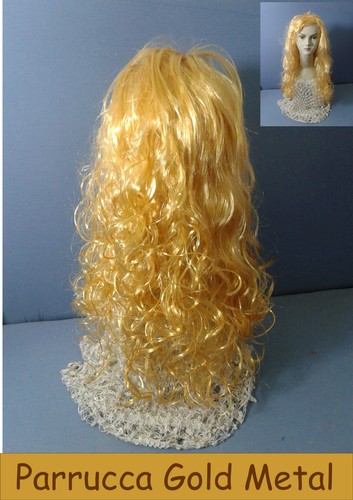 Parrucca bionda gold metal - bionda,