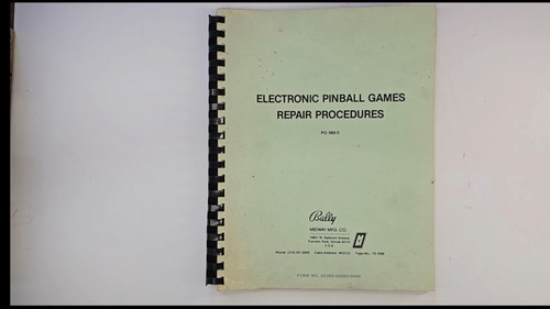 Bally 1981 procedure - 1981,
