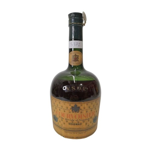 Vintage bottle courvoisier - bottle,