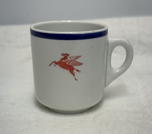 Tazza caffè vintage mobil oil - mobil,
