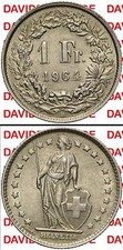 02333] SVIZZERA SWISS SWITZERLAND  - 1 FRANC 1964 - KM# 24