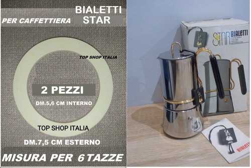 Pezzi guarnizione tazze - pezzi, 6