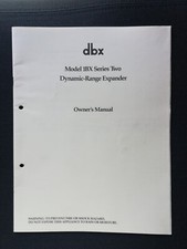 DBX Model 1BX Series Two